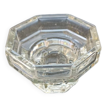Glass candle holder
