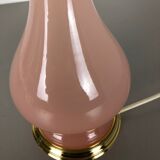 Murano glass "rose" table desk light Cenedese Vetri 1960s