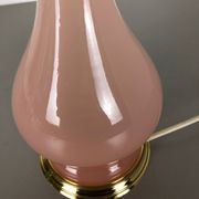Murano glass "rose" table desk light Cenedese Vetri 1960s