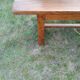 Table de ferme barre à chat
