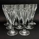 Baccarat, set of 9 champagne flutes model Duchesse de Dino