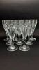 Baccarat, set of 9 champagne flutes model Duchesse de Dino