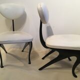 A Pair of Armchairs by Jordan Mozer