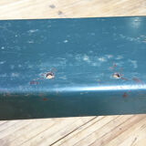Handcrafted metal patinated bench