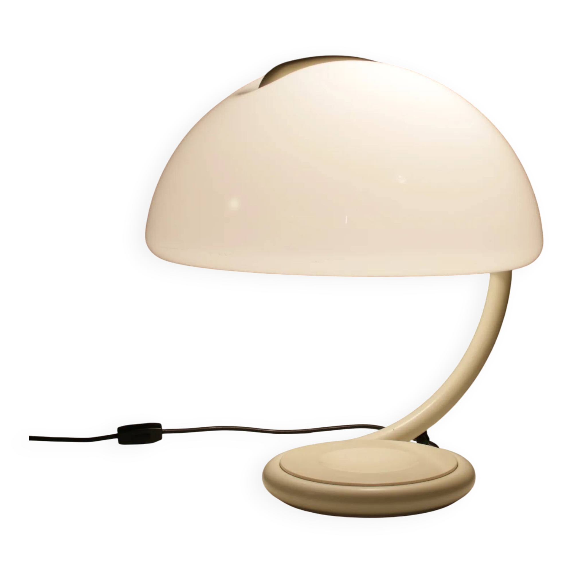 Lampe de table "Serpente" des années 1970 par Elio Martinelli pour Martinelli, Italie