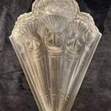 Art deco wall light, signed "noverdy", 1930s.