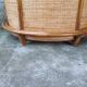 Bar en rotin vintage & ses tabourets