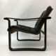 Mid-century safari lounge chair design by Oy Bj Dahlqvist ab, Finland, 1970s