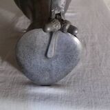 Large pewter pitcher
