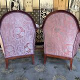 Pair of shepherdess armchairs Art Deco era