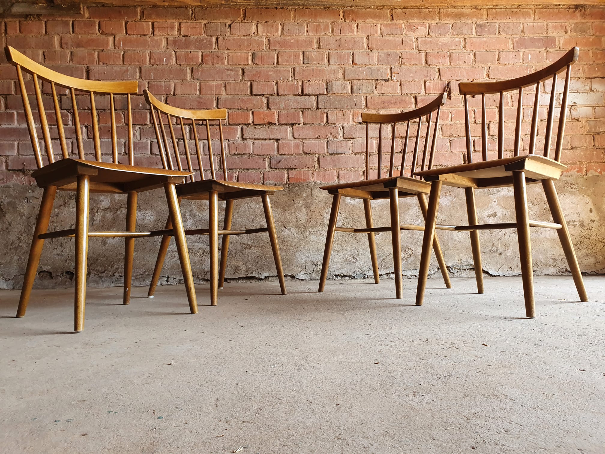 4 bistro chairs 1960