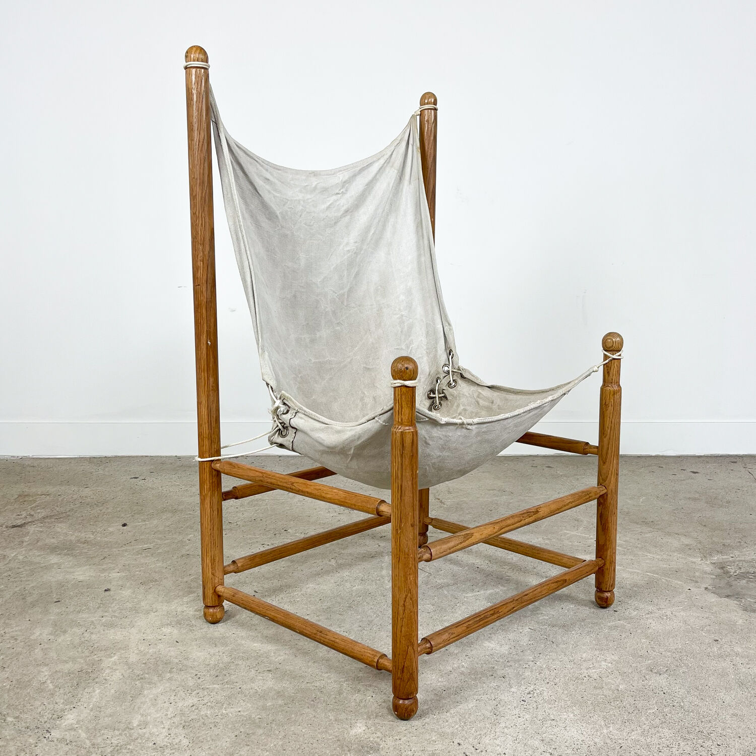 Fauteuil hamac bohème vintage