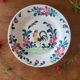 Old Creil and Montereau Earthenware Plate "Labrador" Rooster Decor