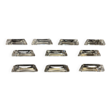 10 knife rests or chopstick holders Crystal St-Louis