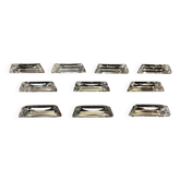 10 porte-couteau, porte-baguette en cristal St-Louis