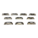 10 knife rests or chopstick holders Crystal St-Louis