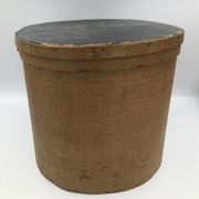 Vintage vintage wooden hat box 1850