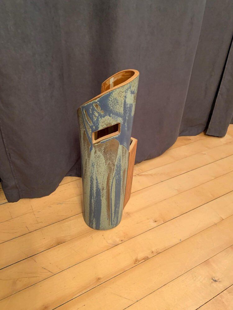 Large ceramic floor vase, 2000s