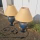Paire de lampes en porcelaine de 1970