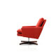 Fauteuil de salon danois pivotant du milieu du siècle