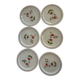 Flowered dinner plates