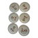Flowered dinner plates