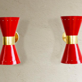 Wall lamps in the style of Italian creations of the 1950s