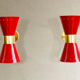 Wall lamps in the style of Italian creations of the 1950s
