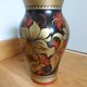 Russian Khokhloma vase in painted wood