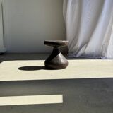 Pawn Brown - Stool, side table in the shape of a brown pawn.