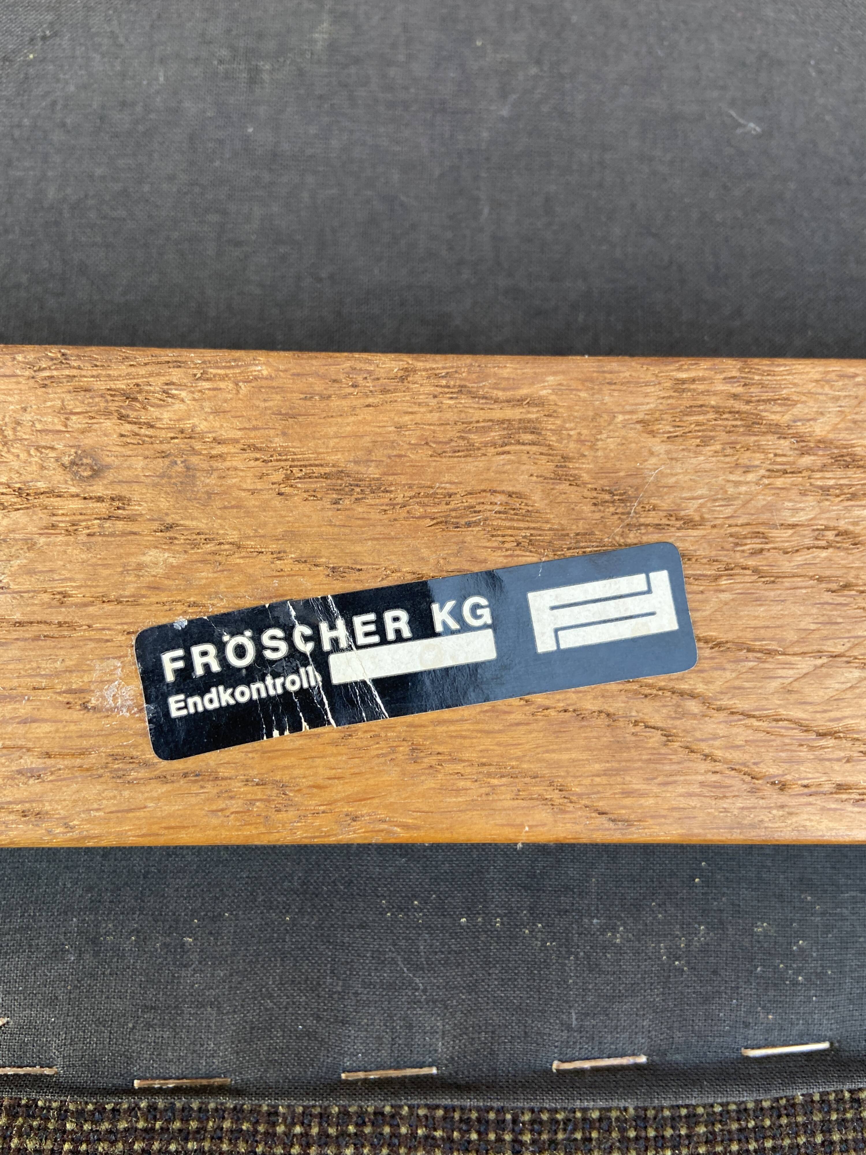 4 armchairs Scandinavian Lounge Chairs 60s Fröscher KG