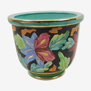 Multicolored ceramic pot cover 11.5cm