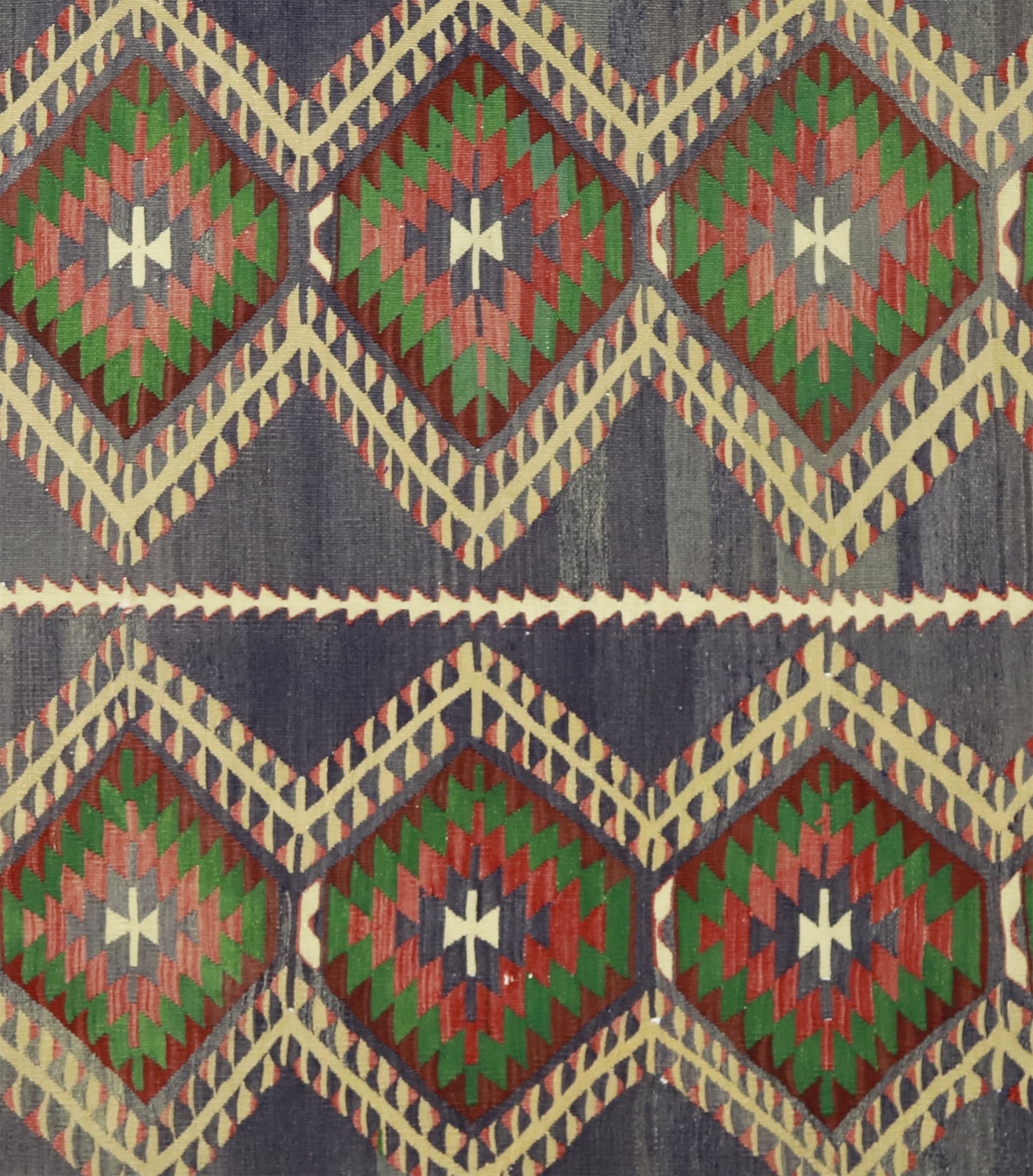 Anatolian handmade kilim rug 212 cm x 173 cm