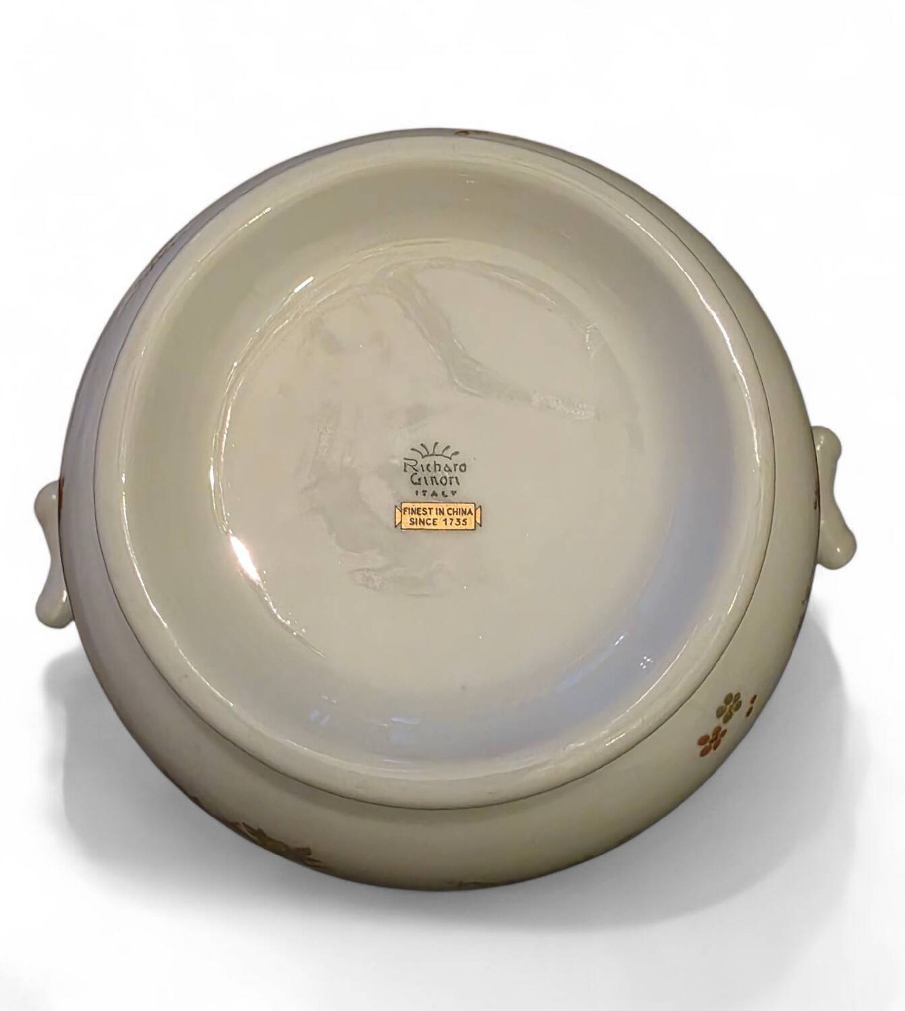 Cache pot Richard Ginori en porcelaine italienne, circa 1960