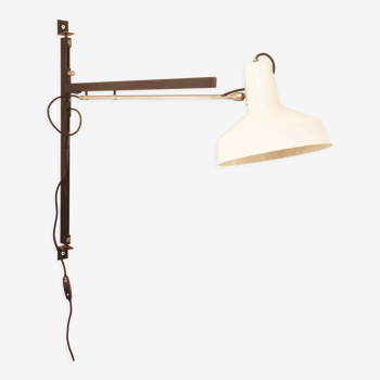 Multi adjustable telescope wall lamp by Hiemstra Evolux, The Netherlands 1960