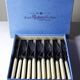Rodgers Sheffield silver-plated fish service with ivorine vintage.