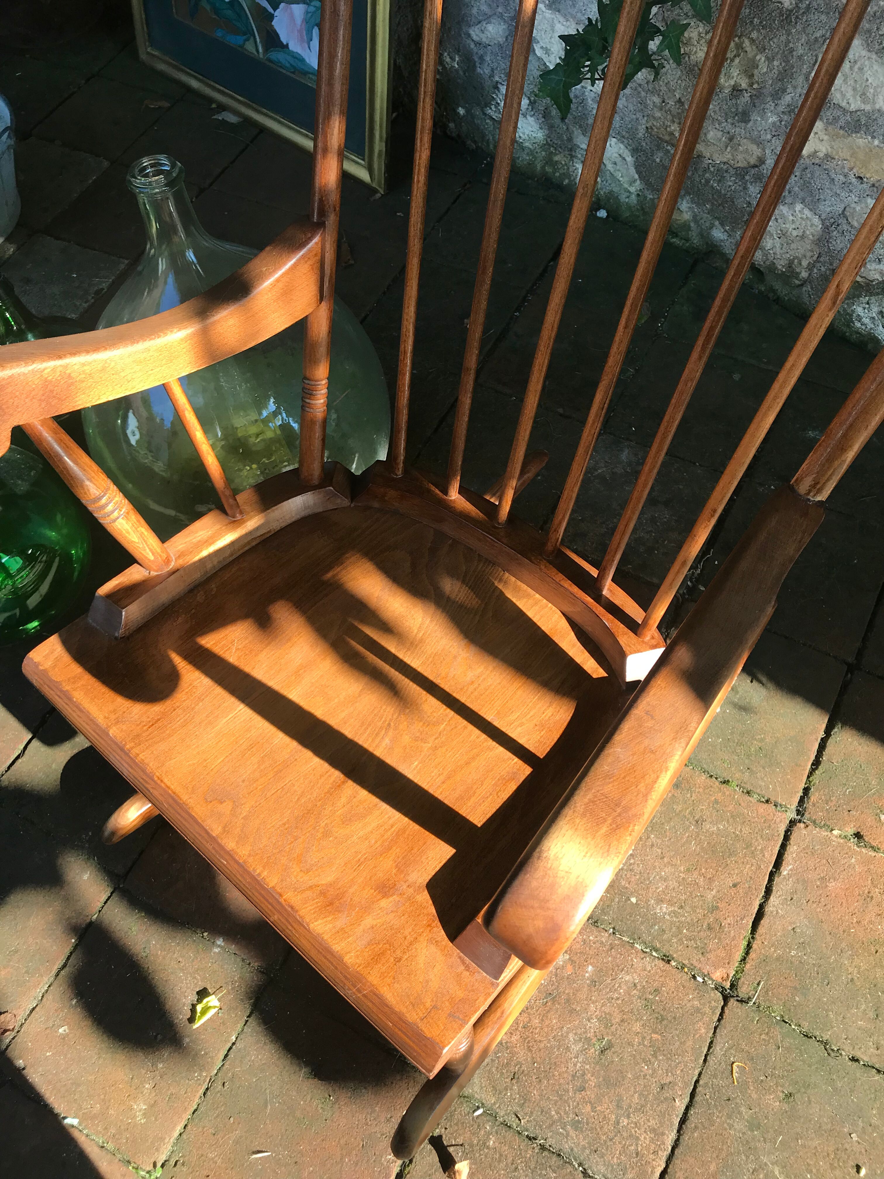 Vintage scandinavian rocking chair