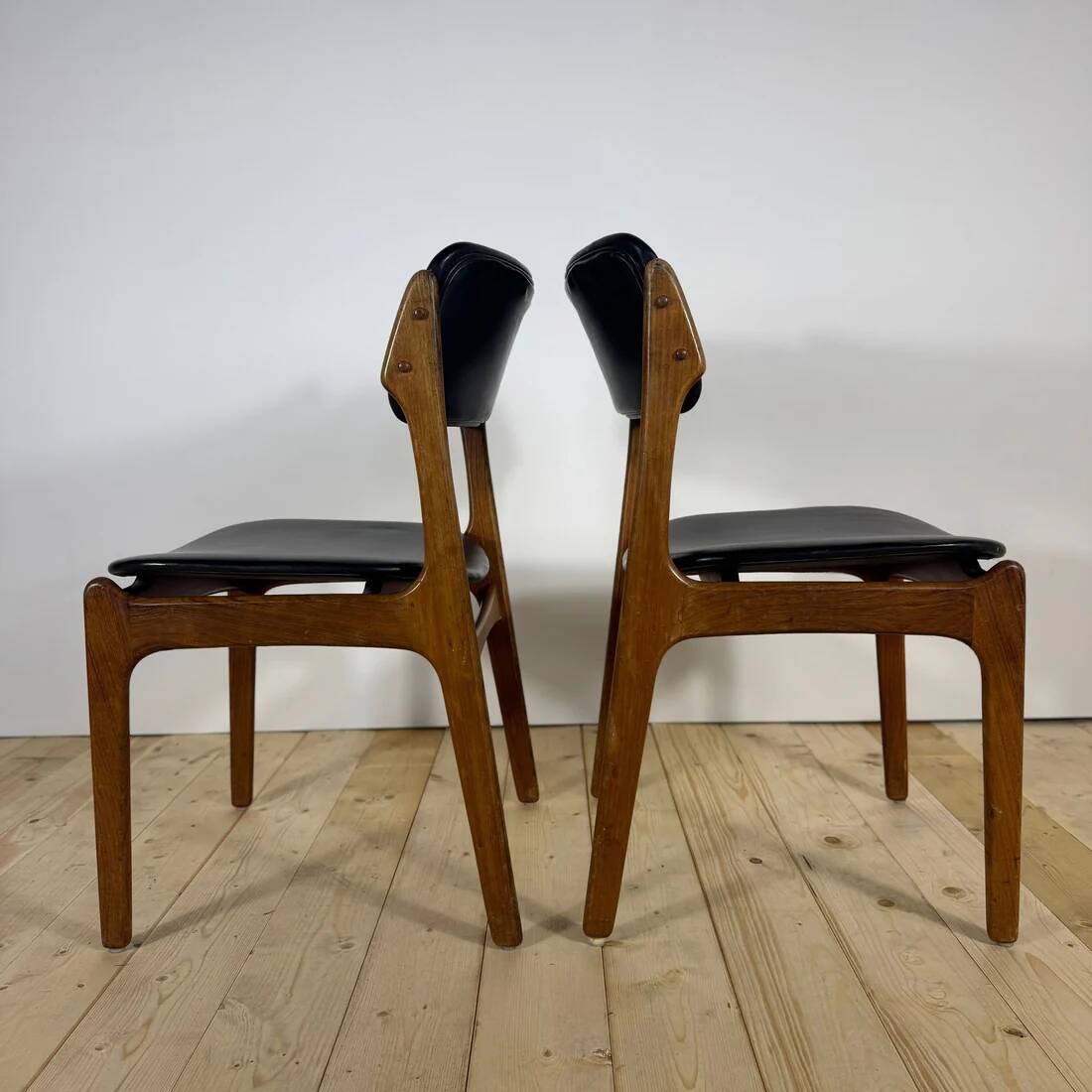 Set of 4 chairs, model no. 49, in rosewood – Erik Buch, Denmark, 1960s
