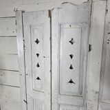 Paire de volets anciens ( persiennes)