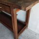 Ancien établi 2 tiroirs grand modèle