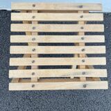 Vintage wooden folding stool