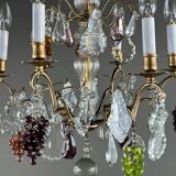 Crystal Chandelier with Tassels, Early 20th Century