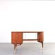 Mid-Century Organic Teak Desk from Sola Møbler, 1960s.