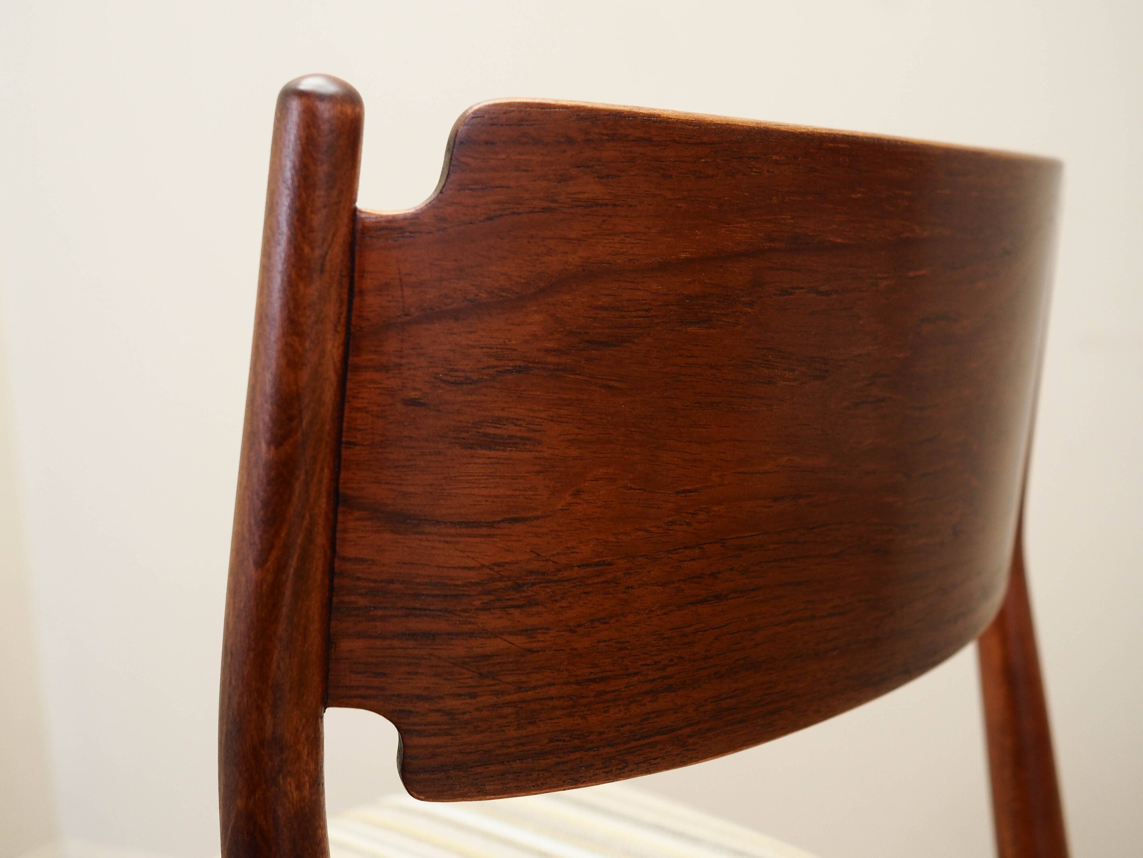 Set of four chairs, Danish design, 1970s, production: Denmark