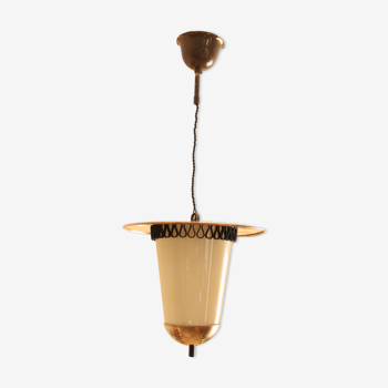 Italian brass lantern, vintage