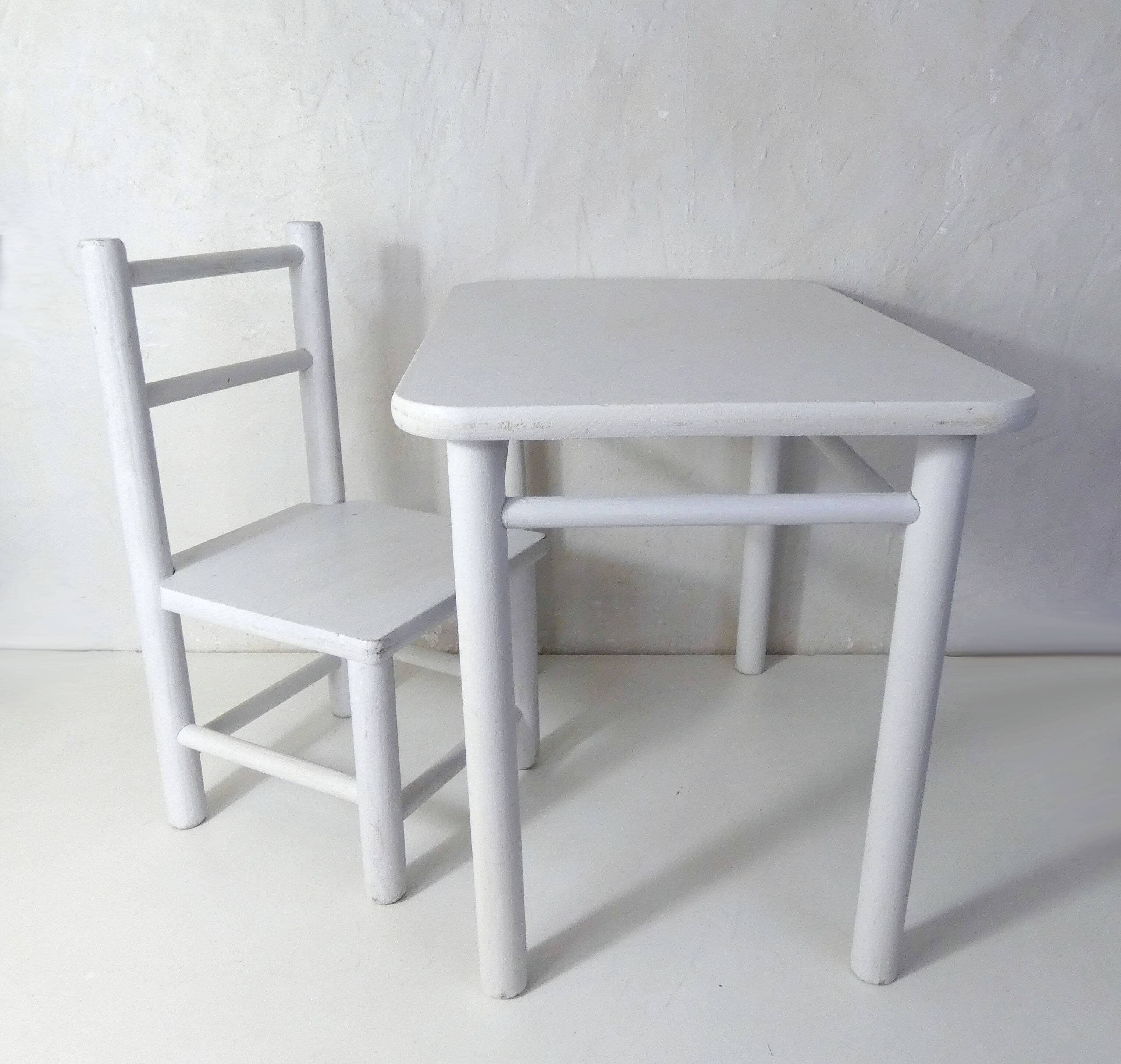 Children's desk and chair