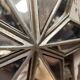 28 cm silver star mirror