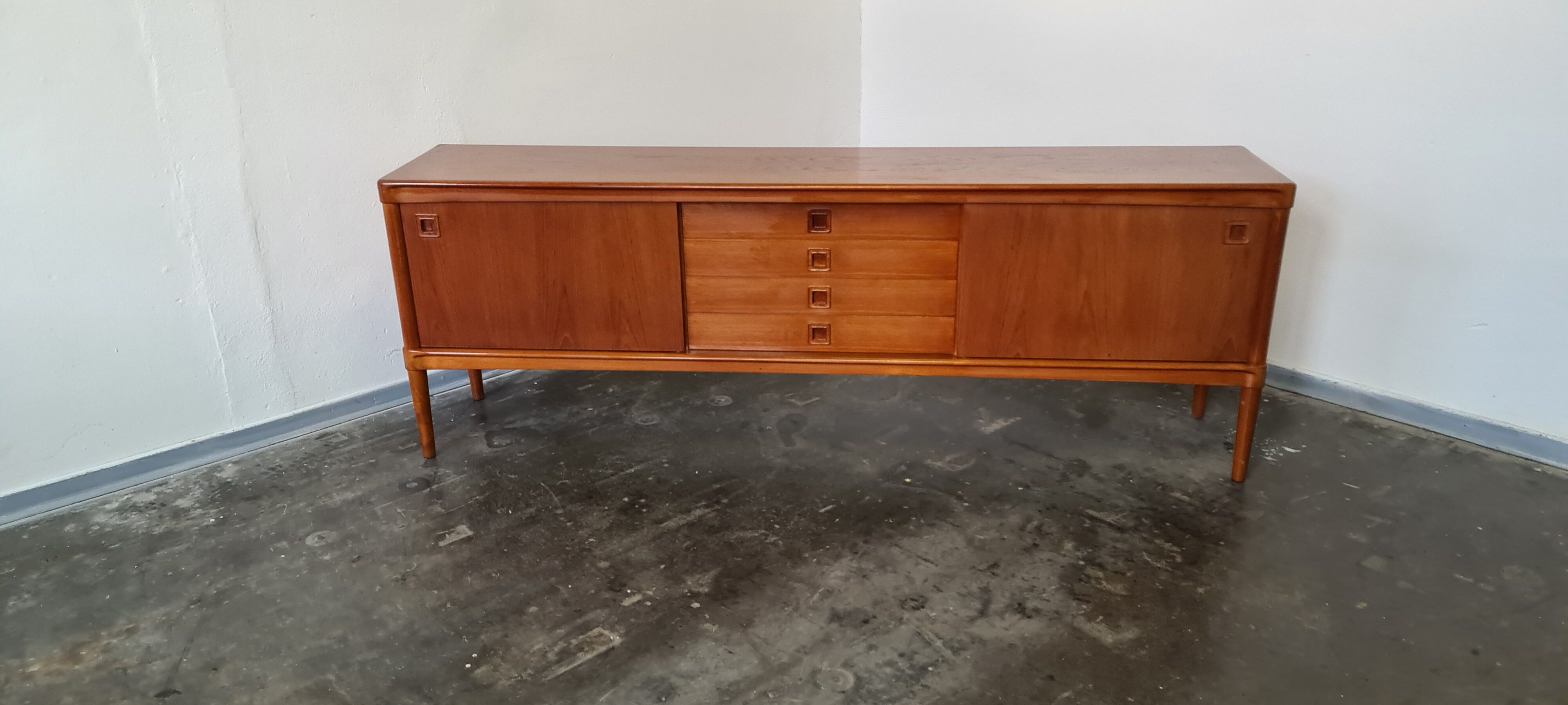 Vintage Danish design teak sideboard by Bramin