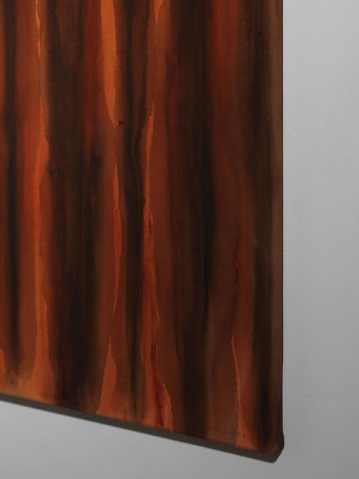 Lignes d'Umbra Organiques, Peinture de l'Auteur I, 80x80cm