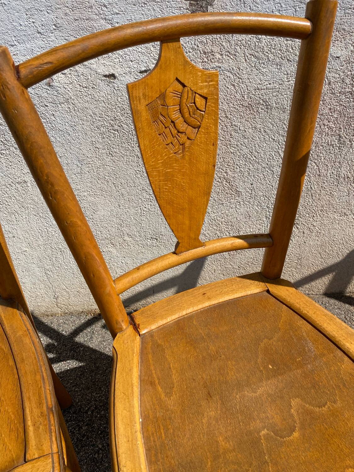 Set of 4 vintage bistro chairs